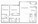 1,185 sq. ft. B-6 floor plan