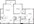 1,120 sq. ft. Mosaic/B2 floor plan