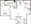 903 sq. ft. A floor plan