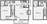 975 sq. ft. B2 floor plan