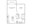 624 sq. ft. A1 floor plan