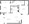 727 sq. ft. Preakness floor plan