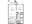 700 sq. ft. A1HC floor plan