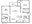1,127 sq. ft. B2 floor plan