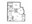 919 sq. ft. B1 floor plan