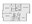 893 sq. ft. B1 floor plan