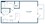 537 sq. ft. S1 floor plan