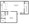 561 sq. ft. A1 floor plan