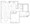 886 sq. ft. H floor plan