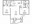 1,096 sq. ft. B-1 floor plan