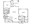 1,008 sq. ft. B1 floor plan