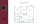 1,080 sq. ft. B1 floor plan