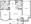 673 sq. ft. to 678 sq. ft. A1/A1B floor plan