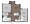 900 sq. ft. B3/60% floor plan
