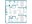 1,111 sq. ft. B2C floor plan
