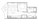 689 sq. ft. A floor plan