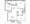 815 sq. ft. Seatoun floor plan