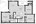 1,108 sq. ft. C1/60% floor plan