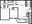 918 sq. ft. B1 floor plan