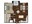 901 sq. ft. A4 floor plan