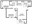 870 sq. ft. A2 floor plan