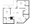 1,161 sq. ft. B2 floor plan