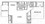 745 sq. ft. 1D1 floor plan