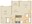 678 sq. ft. 1A floor plan