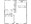 960 sq. ft. floor plan