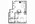 813 sq. ft. A floor plan