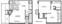 962 sq. ft. A2 floor plan