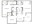 1,088 sq. ft. E floor plan