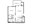 617 sq. ft. floor plan