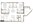 1,322 sq. ft. B4 floor plan