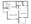 531 sq. ft. A2 floor plan