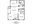 1,207 sq. ft. B4 floor plan