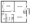 640 sq. ft. floor plan