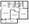901 sq. ft. B1 floor plan