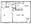 645 sq. ft. A floor plan