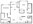 1,075 sq. ft. to 1,092 sq. ft. B2 floor plan