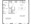 664 sq. ft. E2 floor plan