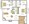 941 sq. ft. B1 floor plan