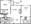1,124 sq. ft. B6 floor plan