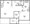 750 sq. ft. 60% floor plan