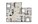 1,355 sq. ft. to 1,365 sq. ft. B4 floor plan