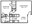 622 sq. ft. Chalet floor plan