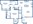 982 sq. ft. Olympic floor plan