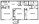 924 sq. ft. B floor plan