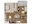 782 sq. ft. A5 floor plan