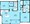 1,133 sq. ft. to 1,146 sq. ft. B2 floor plan